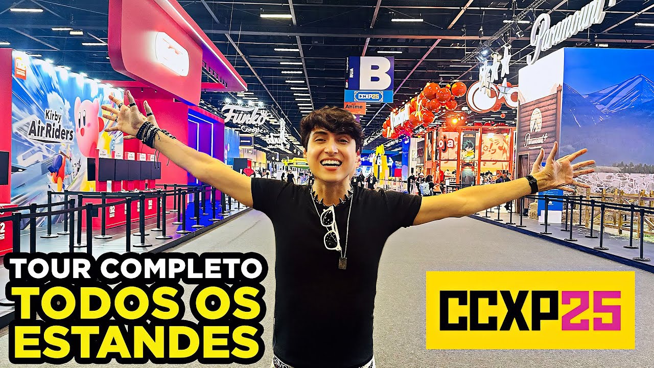 CCXP25 TOUR: Conhecendo TODOS os estandes! Conhe&ccedil;a o Evento para n&atilde;o perder tempo