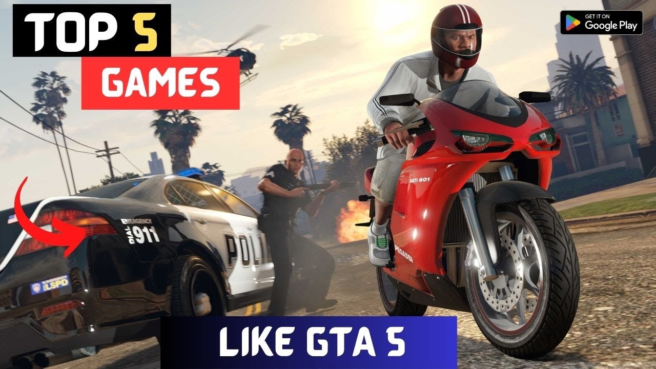 Top 5 Game's Like GTA 5 For Android Mobile | Gta V Like Games For Android On Play Store | Tech Usama
