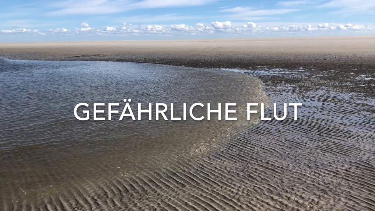 Gefährliche Flut im Wattenmeer