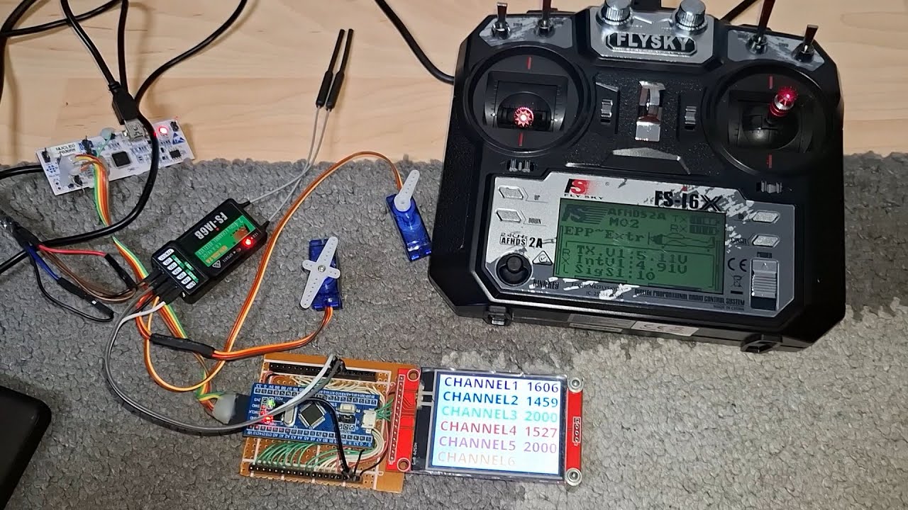 FLYSKY IBUS STM32 DISPLAY