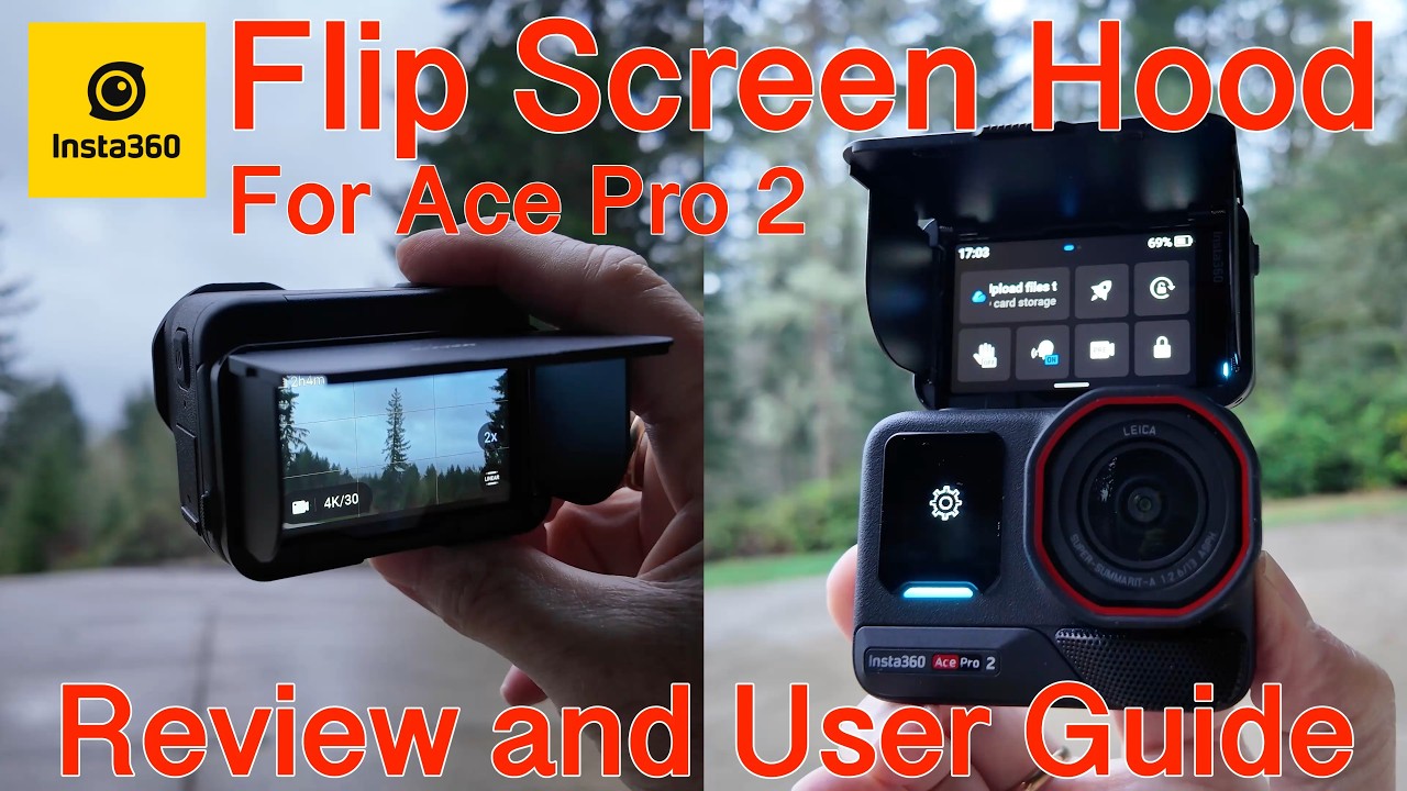 Откидной защитный козырек Insta360 для Ace Pro 2 / Ace Pro: обзор и руководство пользователя.