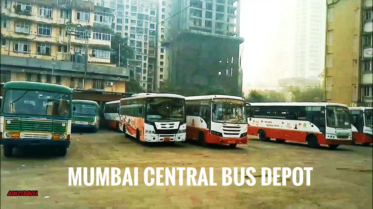 #MSRTC MUMBAI CENTRAL BUS STATION (DEPOT) TOUR || EARLY MORNING BUSES LEAVING AND ARRIVING!!!