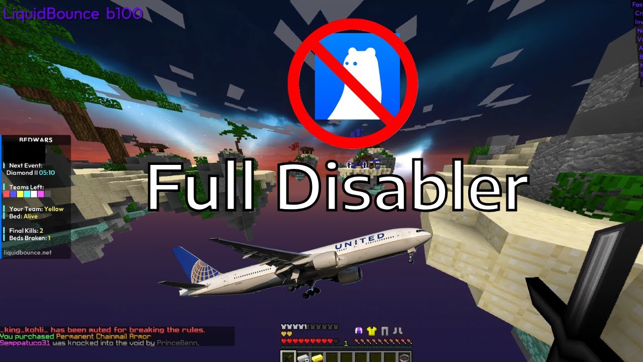 Polar full disabler on Ultimis w/ LiquidBounce Legacy !