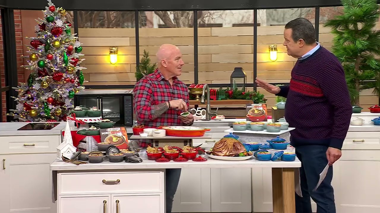 Le Creuset Set of 6 Mini Cocottes with Cookbook on QVC