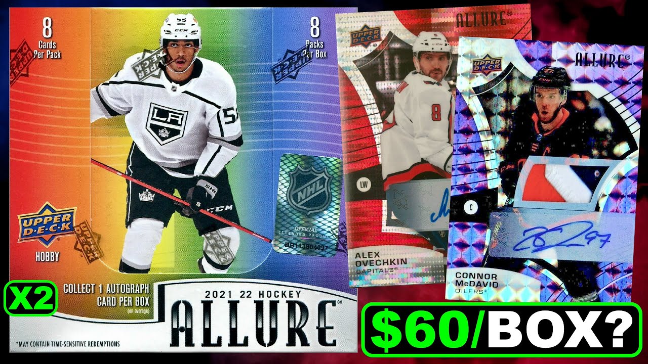 BARGAIN GUARANTEED AUTO BOXES! - 2021-22 Upper Deck Allure Hockey Hobby Box Break x2