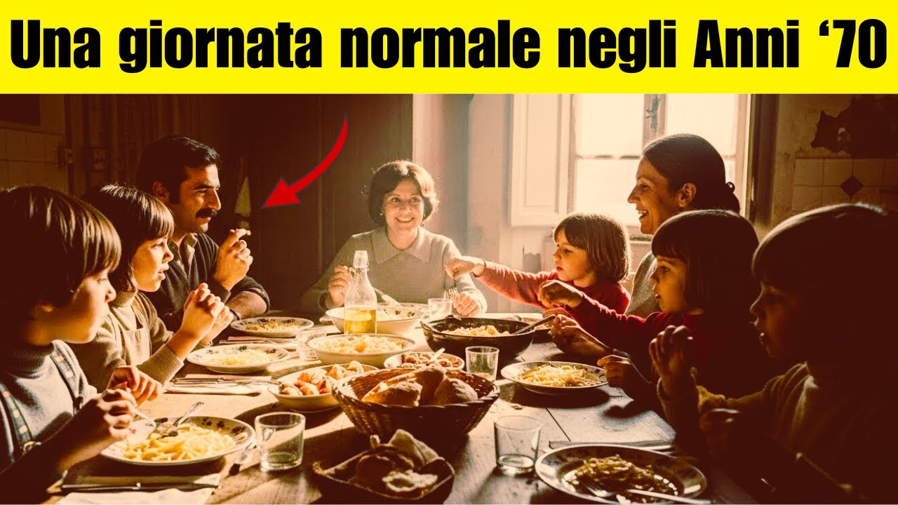 Com’era Davvero una Giornata Normale in una Famiglia Italiana negli Anni Settanta