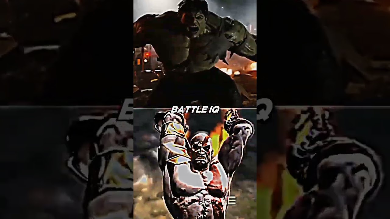 Hulk vs Kratos | #battle #shorts