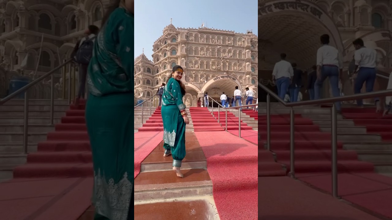 Soul-stirring moments at SwarVed Temple #SwarVedTemple #SpiritualEscape #PeacefulMoments #TempleTour