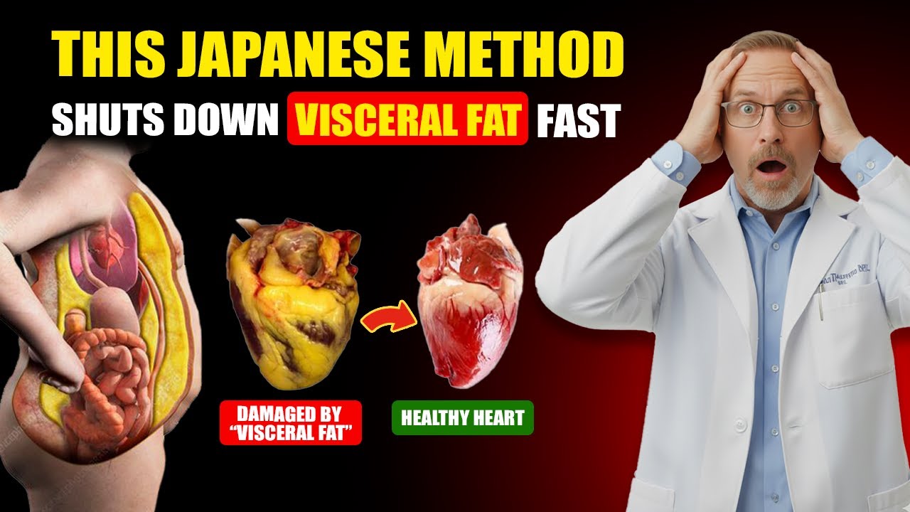 Struggling With VISCERAL FAT? Try This JAPANESE METHOD to BURN It Out