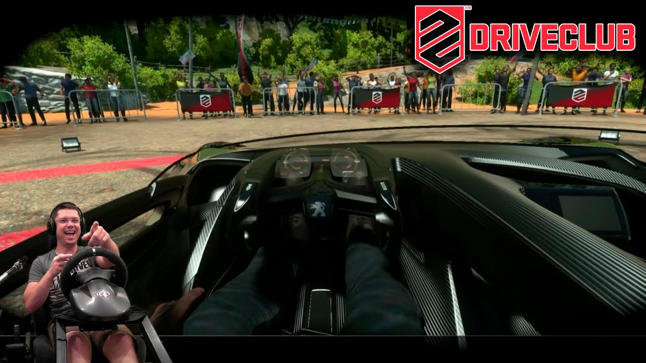 ФРАНЦУЗСКИЙ ЭЛЕКТРОПИ*ДЕЦ Peugeot EX1 Concept Driveclub + Fanatec Porsche 911 GT2