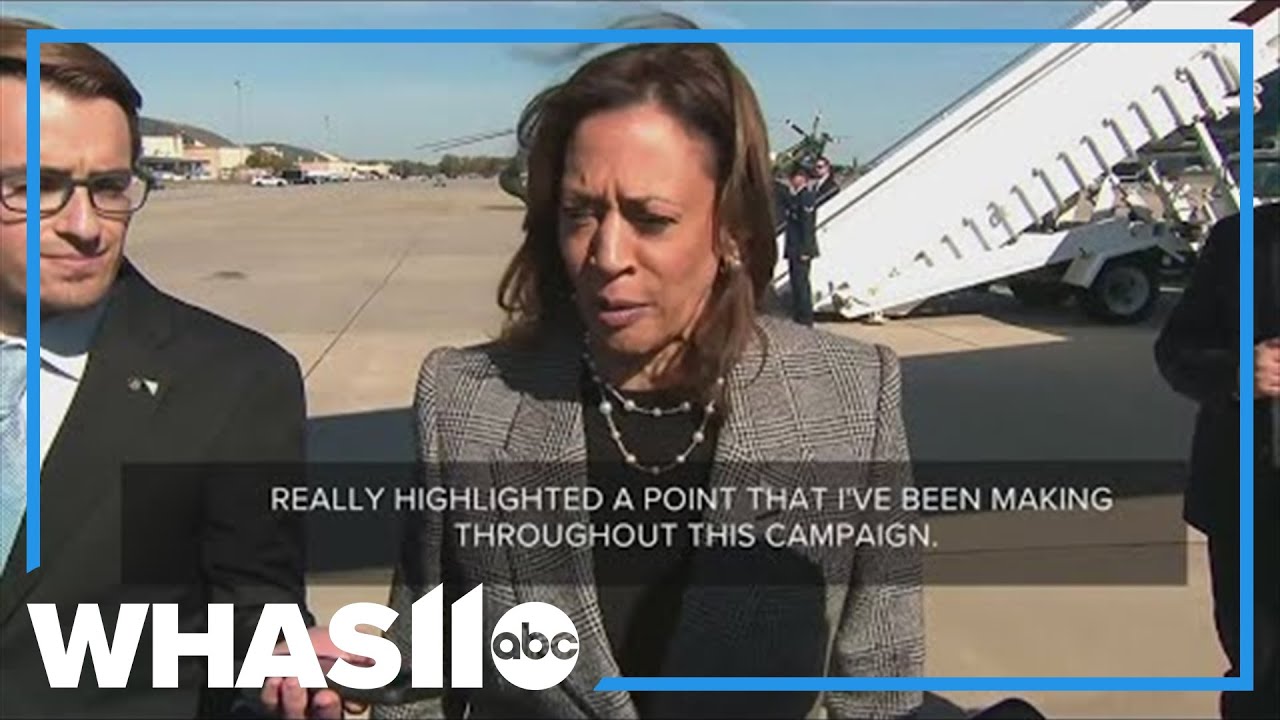 VP Harris condemns rhetoric spoken at Trump's New York rally