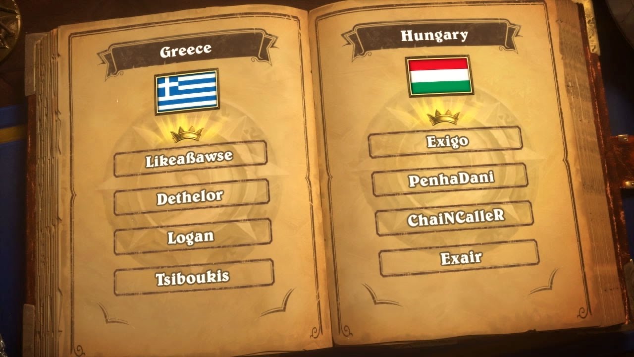 Greece vs. Hungary - Group D - Match 2 - 2017 Hearthstone Global Games  - Week 2