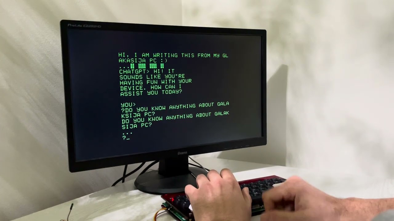 Računar Galaksija 40 i ChatGPT