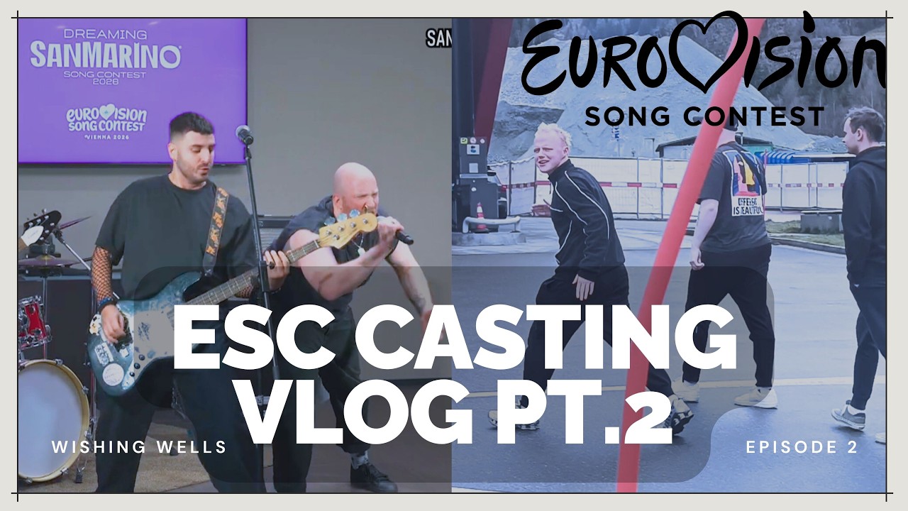 WIR SPIELEN DER ESC JURY VOR | VLOG Teil 2 WISHING WELLS 🎸 in SAN MARINO