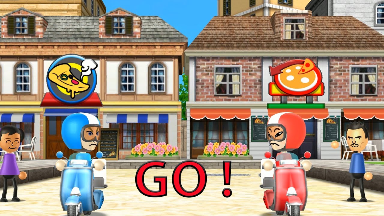 Wii Party  Minigames Delivery Duel   Me vs Midori | Gamepartyhub