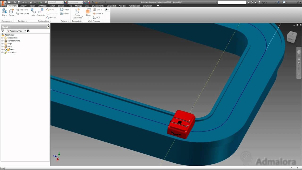 Animating along Paths - Autodesk Inventor/ Showcase
