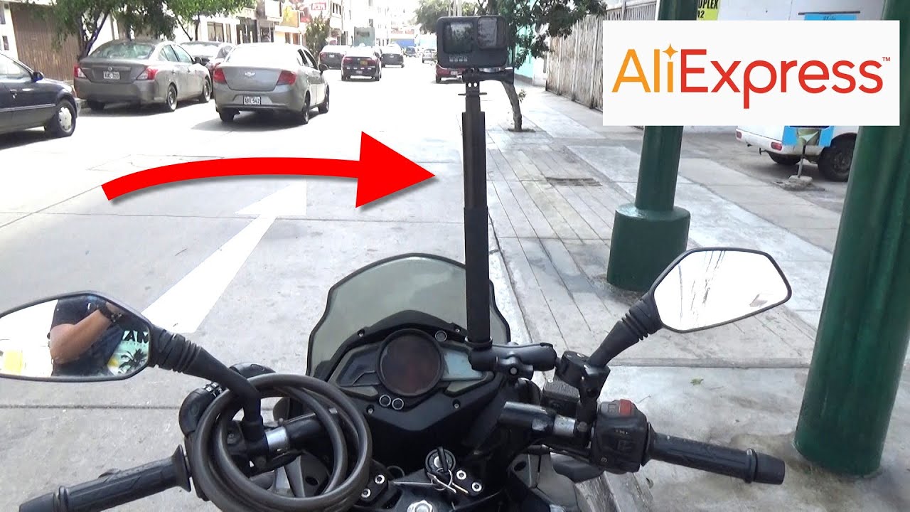 SOPORTE CAMARA GOPRO + PALO SELFIE de AliExpress - UnBoxing !