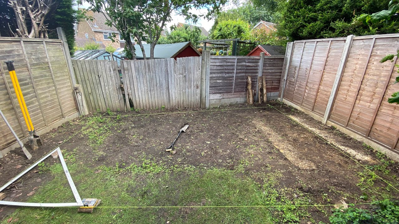 Garden Room Layout & Foundations Using Steel Rods
