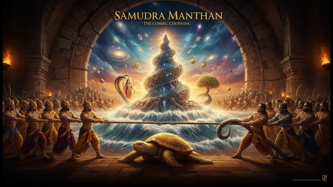 Samudra Manthan: The Fourteen Treasures That Changed the Universe