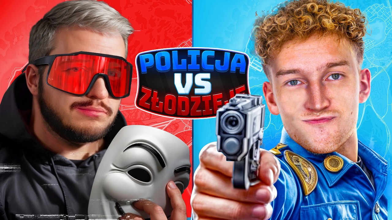 GTA V - POLICJA vs ZŁODZIEJE! - GIMPER! ☠️