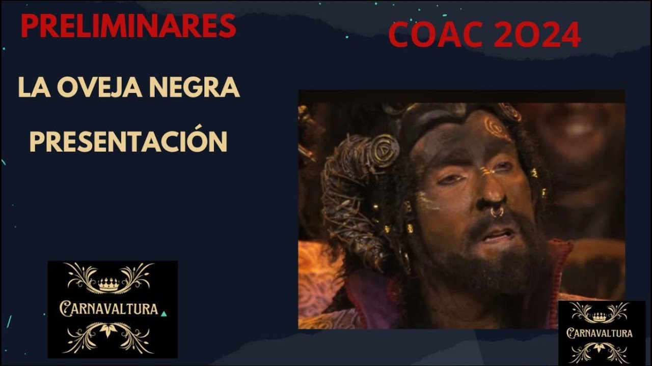 PRESENTACIÓN LA OVEJA NEGRA  (CON LETRA) 2024 PRELIMINARES