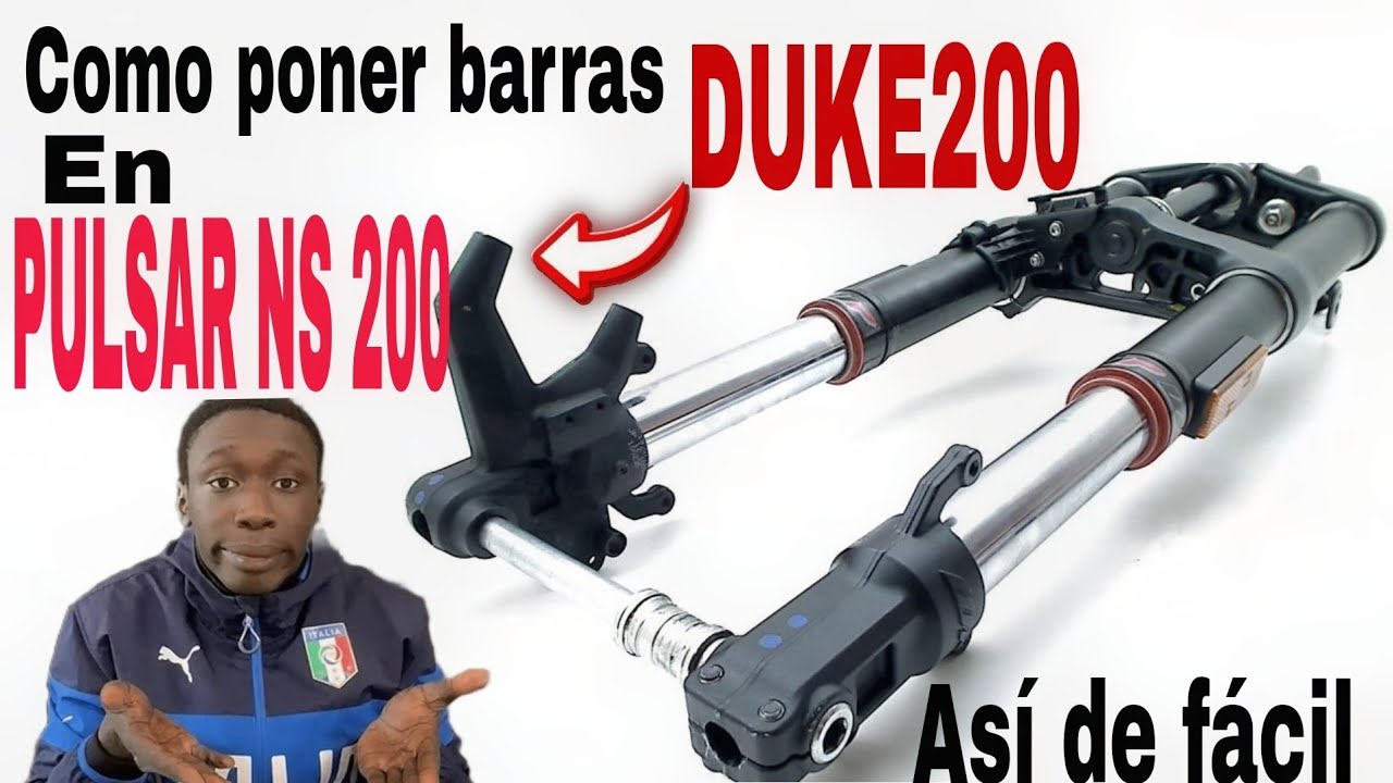 Trucos para instalar barras de DUKE 200 en PULSAR NS 200