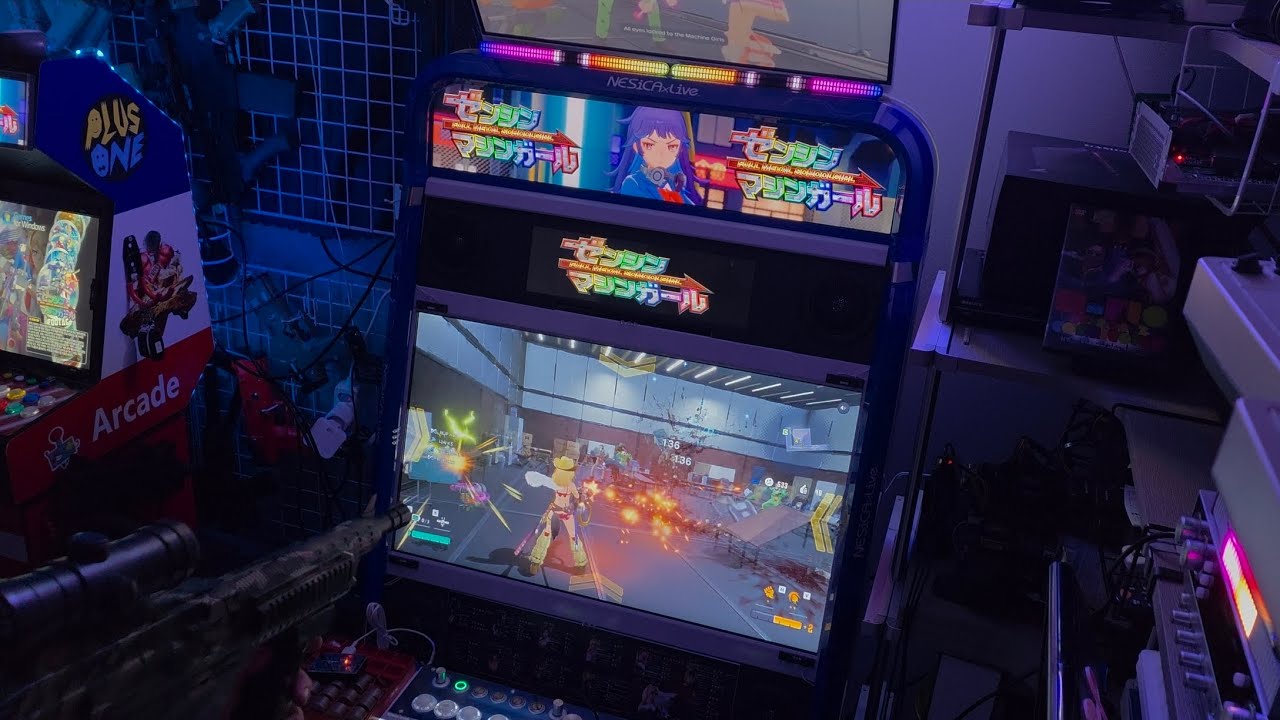 FULL METAL SCHOOLGIRL (PC) | lightgun test(rinfire Somatosensory Gaming gun r4)