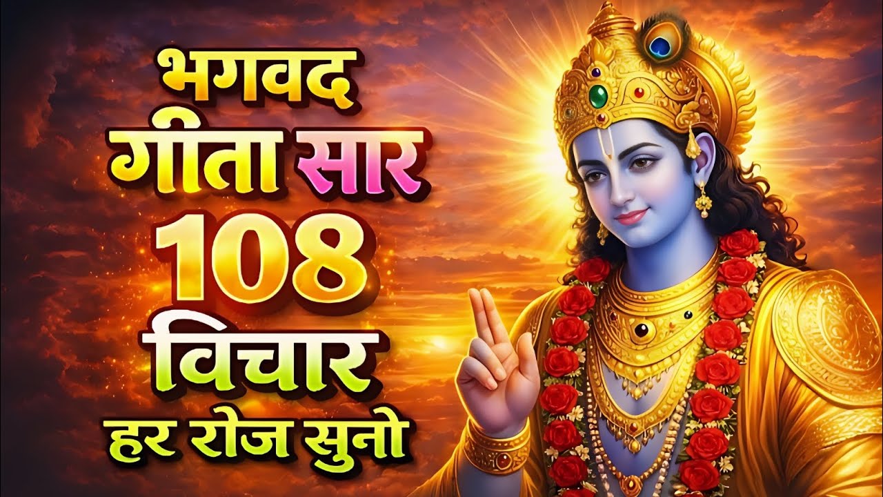 🛑 संपूर्ण गीता सार 22 मिनट में | Bhagwat Geeta Saar In 22 Minutes | Best Krishna Motivational Speech