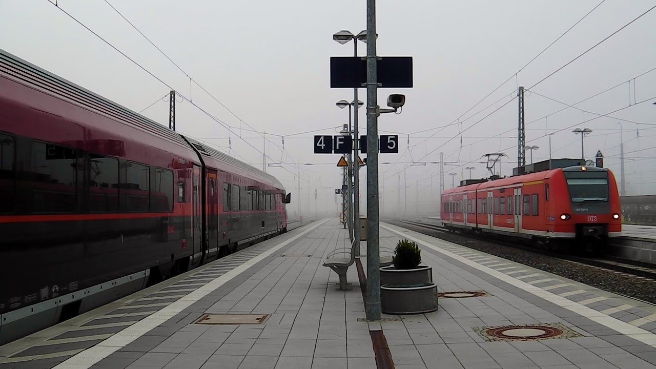 Rosenheim [bei Nebel] - ICE - railjet - BR 425 - BR 111 +n-Wagen - IC - Güterzüge (