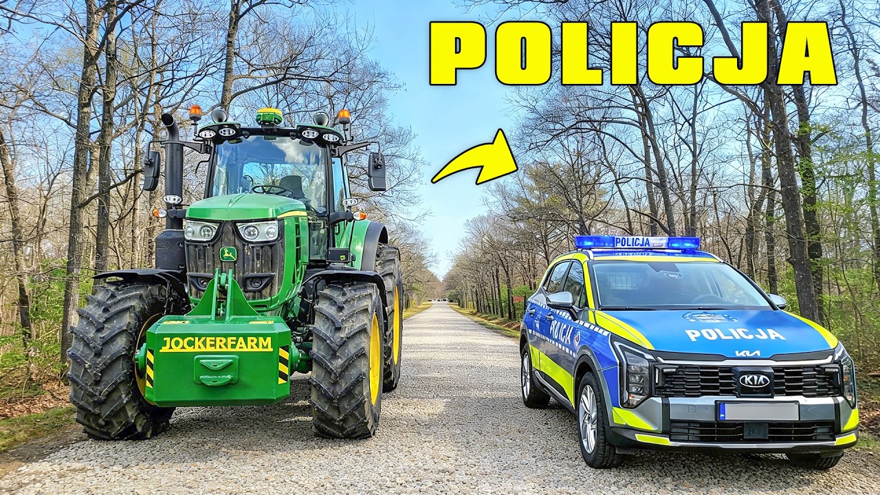 POLICJA NA DRODZE - ROZMOWA Z SĄSIADEM NA MIEDZY 