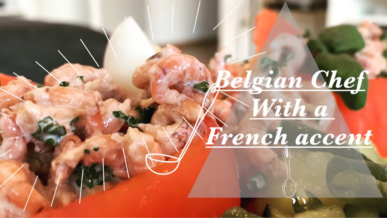 Easy Shrimp tomato / Tomaat Garnaal / Tomates Crevettes / Belgian chef with a french accent!