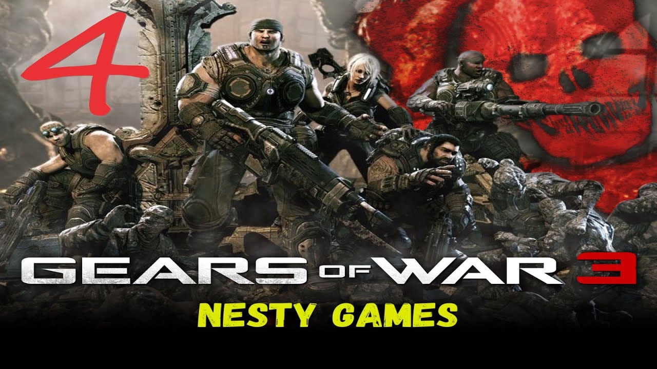 Gears of War 3 Частина 4 Битва з мамою Павучихою XBOX 360 ENG Проходження Українською