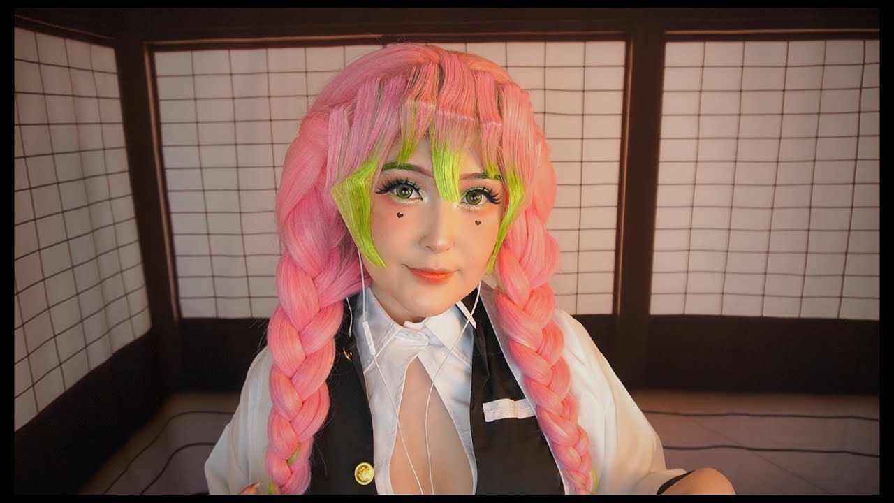 АСМР Подошью твою форму и сниму мерки 🎀 ASMR Mitsuri 🌸 Demon Slayer Roleplay (SUB)