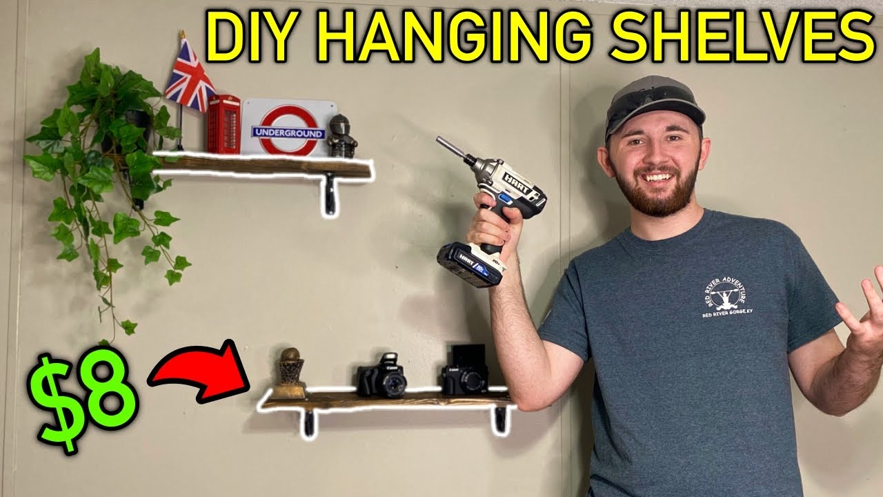 Делаем ДЕШЕВЫЕ настенные полки своими руками для моей студии YouTube!