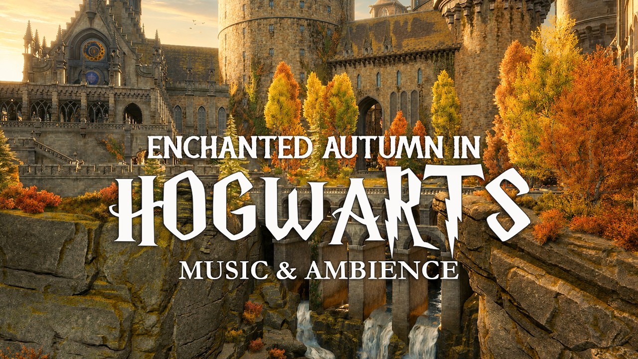 Enchanted Autumn at Hogwarts | 5 Hours Calming Harry Potter Music & Fall Ambience