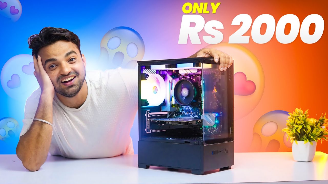 Testing the Cheapest Transparent Gaming Case on Amazon | ZEBRONICS ROBUST Unboxing & Review