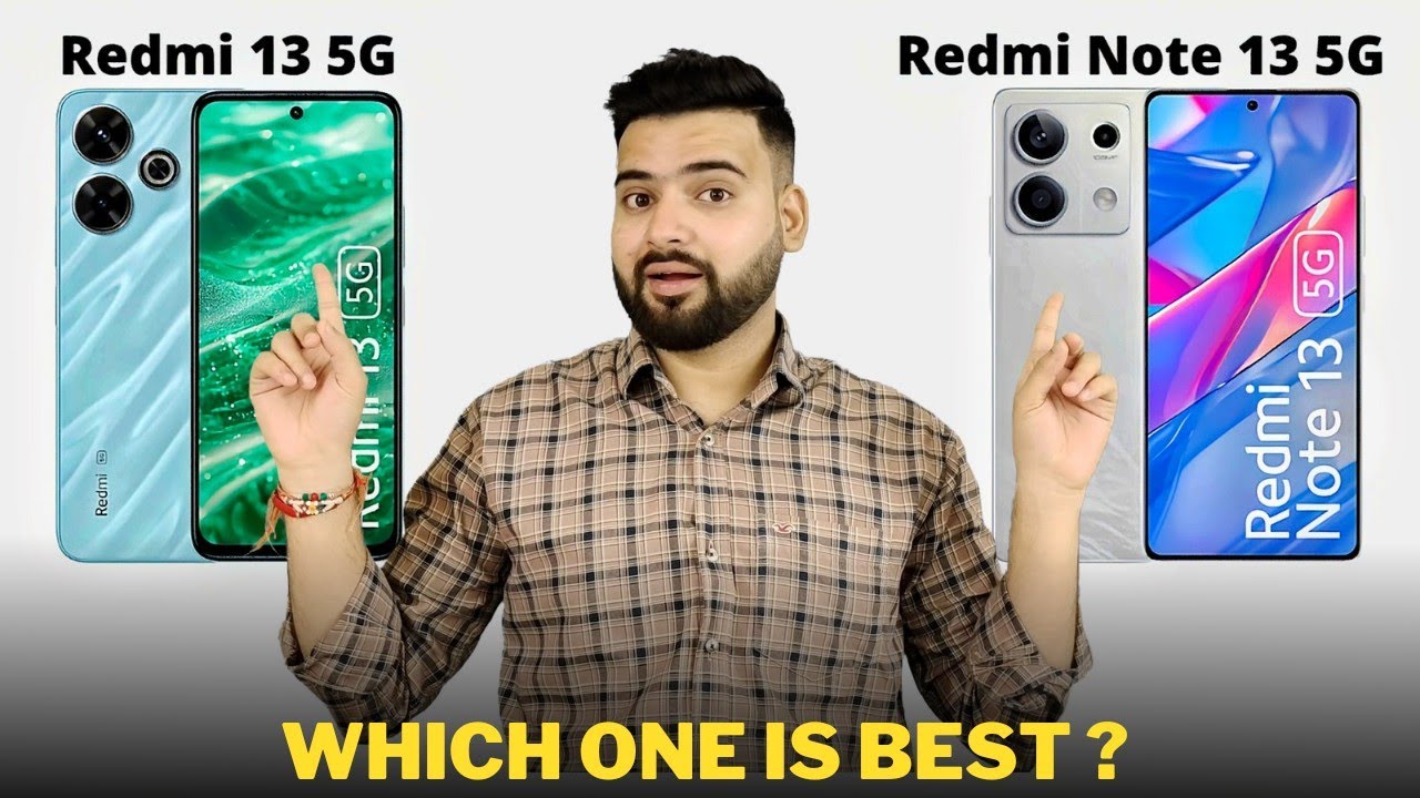 Redmi 13 5G vs Redmi Note 13 5G - Full Comparison | Which one is Best ?