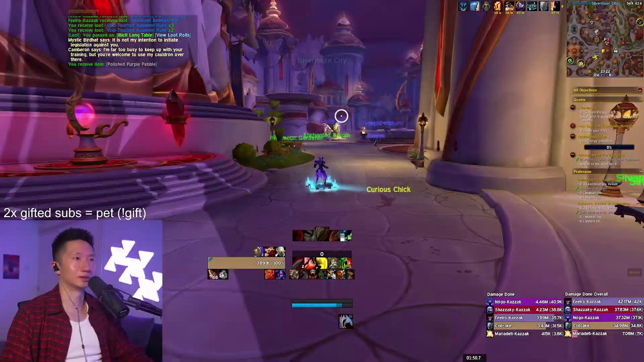 Midnight day 4, just vibing, might level an alt
