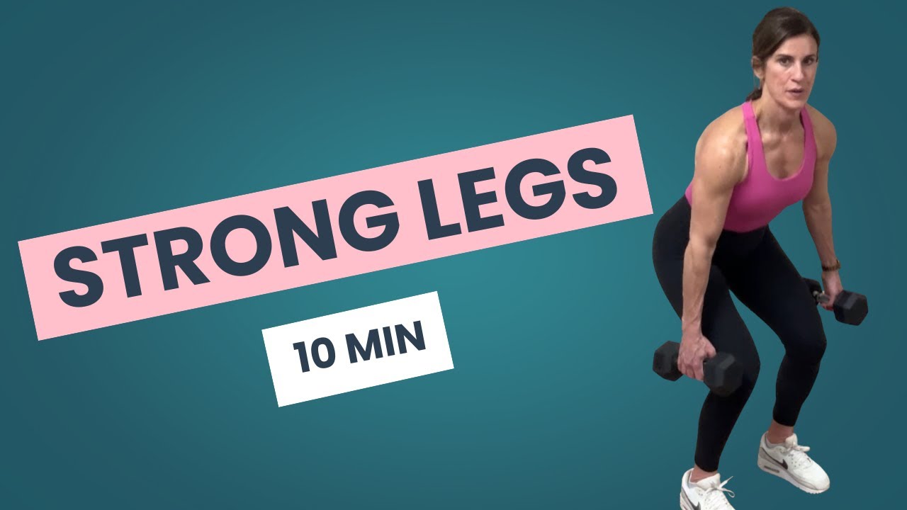 10 Minute Leg Workout for Women Over 40 | Light Weights, High Reps, Time Under Tension