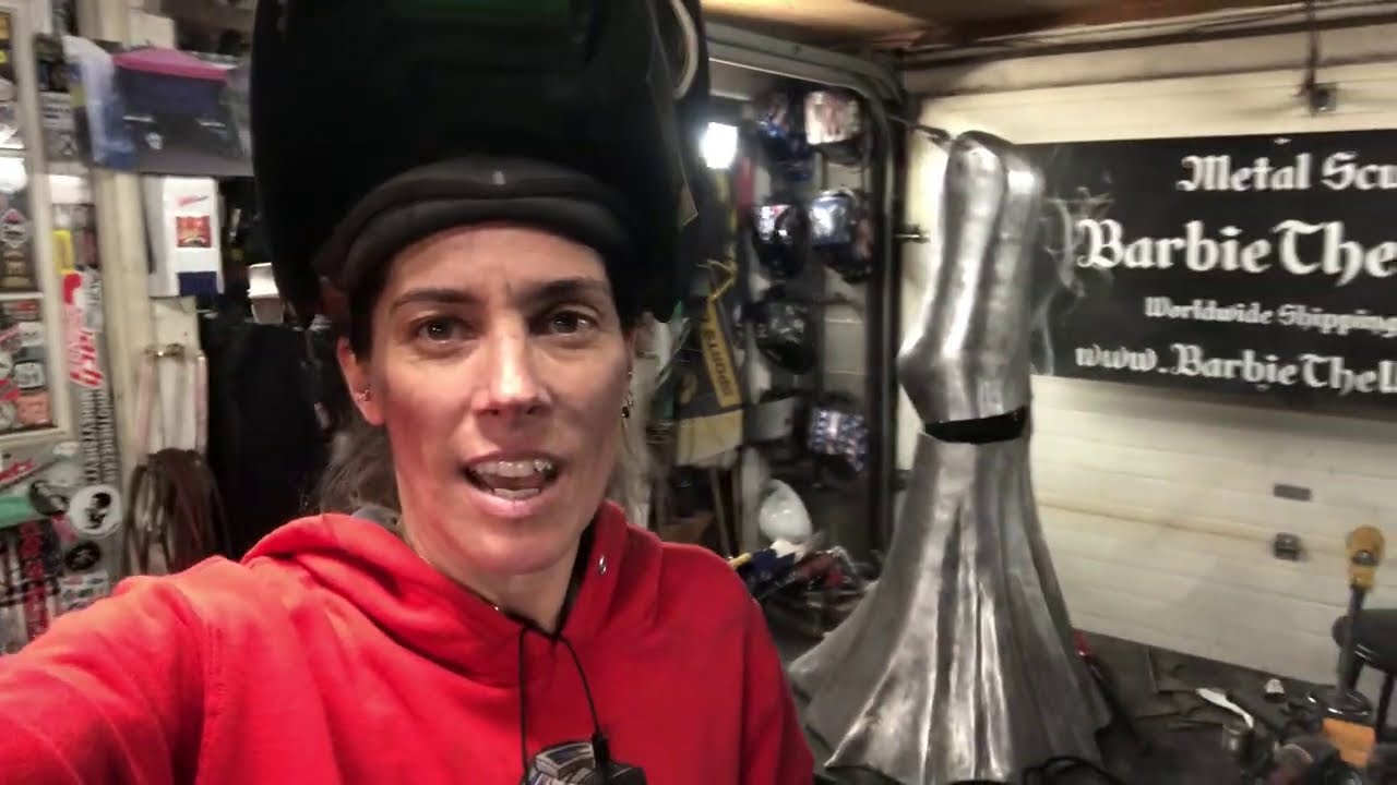 Welding The Statue of Liberty American Fine Art Sculptor Memorial Artist Sculpture Welded Monument