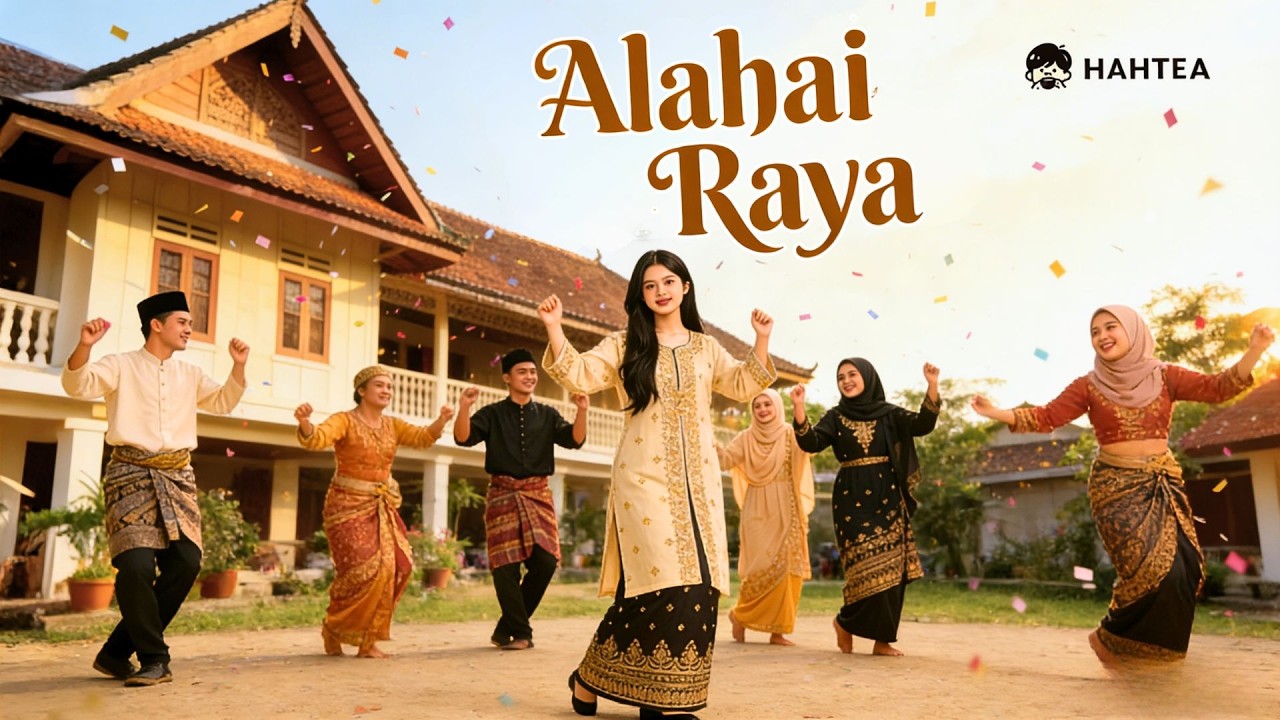Raya HahTea 🌙 | Lagu Raya 2026 Malaysia | Official Music Video | 