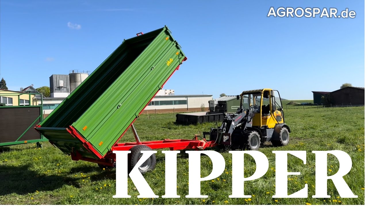 Einachs Dreiseitenkipper Traktor Kipper Einachser