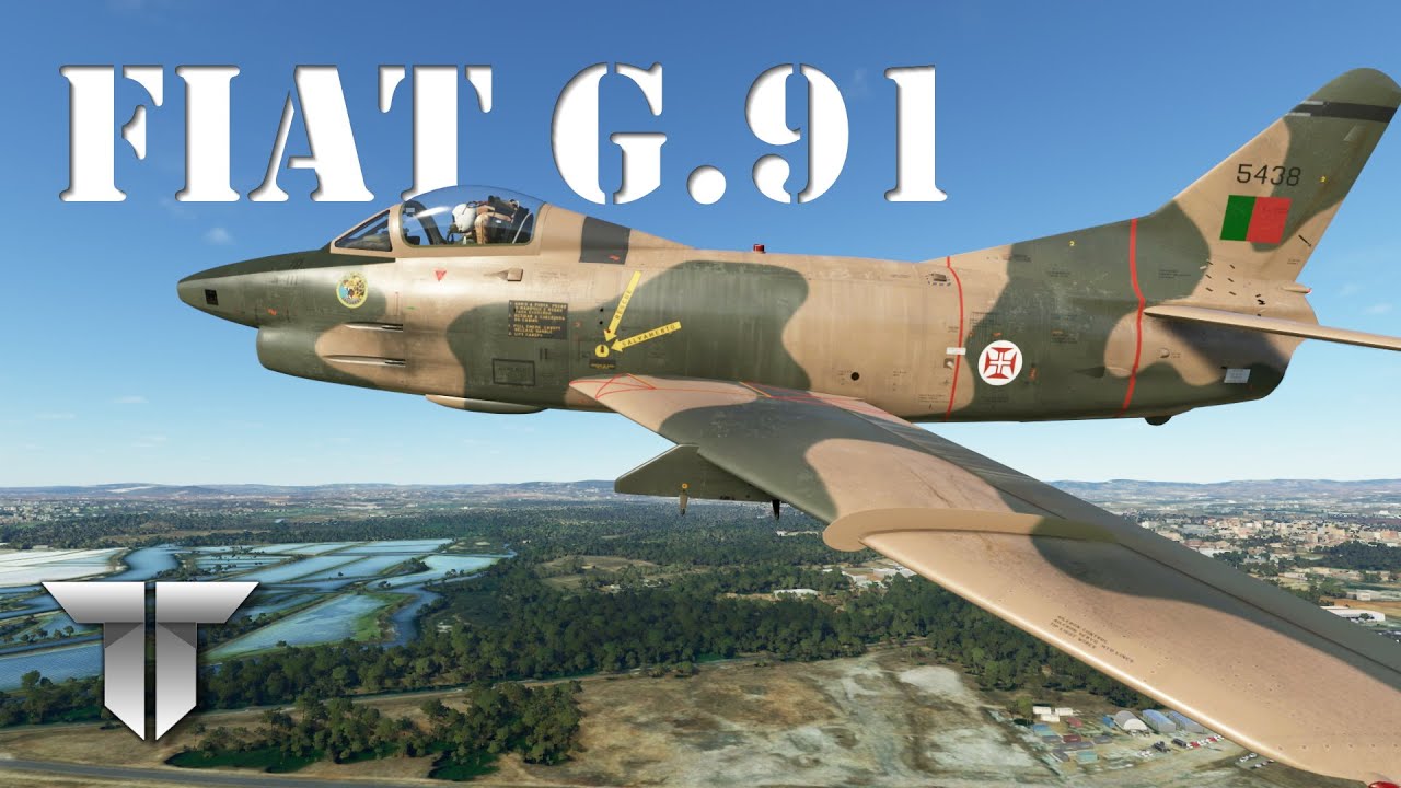 FIAT G.91 da Sim Skunk Works (Tutorial Bombas Incluído) | Review MSFS Português PT-PT
