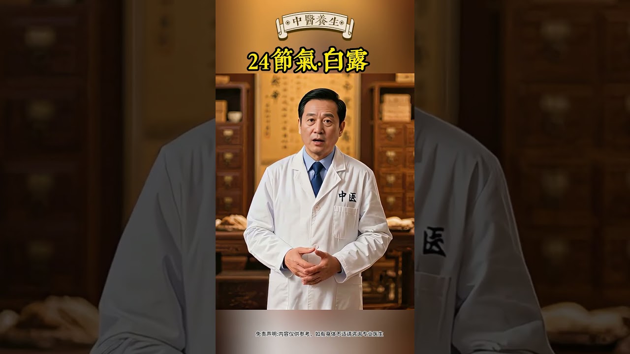 24节气&middot;白露 #壽命#健康長壽#老年健康 #晚年健康#中医 #中國醫  #健康  #養生 #医学科普  #养生 #食疗 #药膳#中医文化 #健康飲食 #中國醫