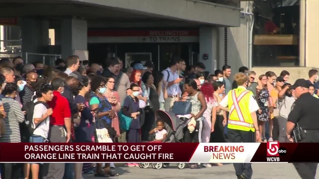 Passengers frustrated after chaos on MBTA train during fire