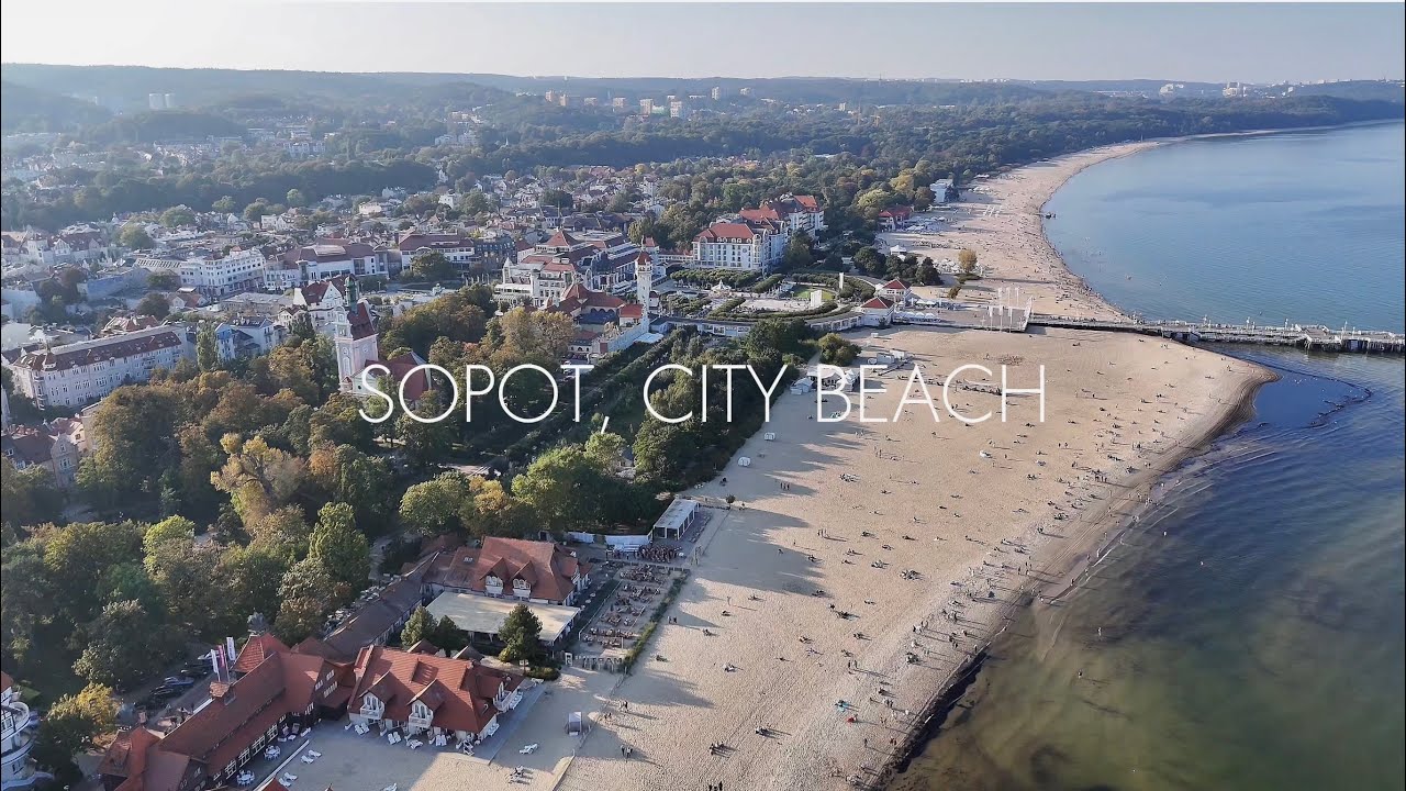 Relaxing Drone Video | Sopot, Poland | DJI Mini 4 Pro