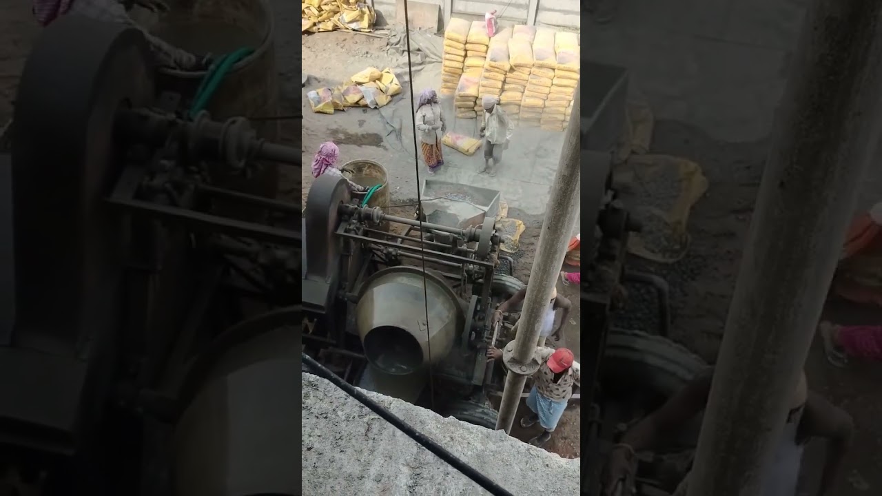 Cement mixing for Building slap 