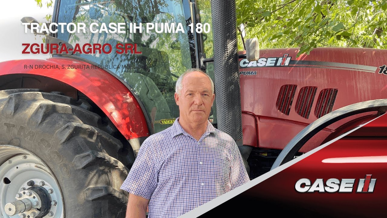 ZGURA-AGRO SRL: Eficiență și performanță cu tractoarele CASE IH PUMA 180