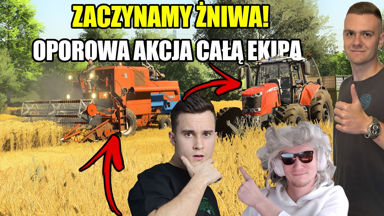 ZACZYNAMY EKIPOWE ŻNIWA😄OPOROWA AKCJA CAŁĄ EKIPĄ😁 | MPG |