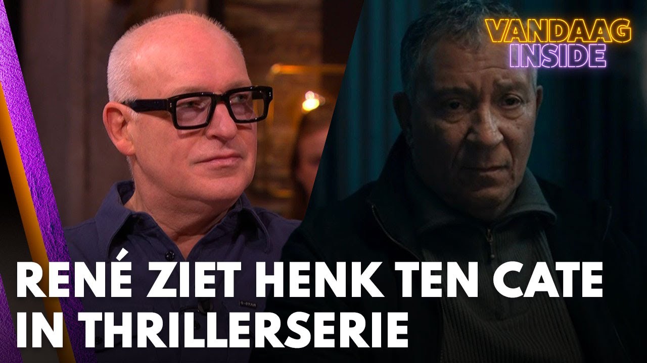 René ziet eerste beelden van Henk ten Cate in thrillerserie 'Sleepers': 'Goed man!' | VANDAAG INSIDE